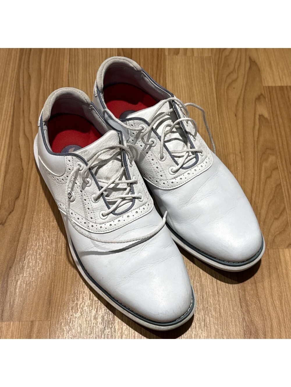 FootJoy Traditions Waterproof Spikeless Golf Shoe White 97898 Women 9.5